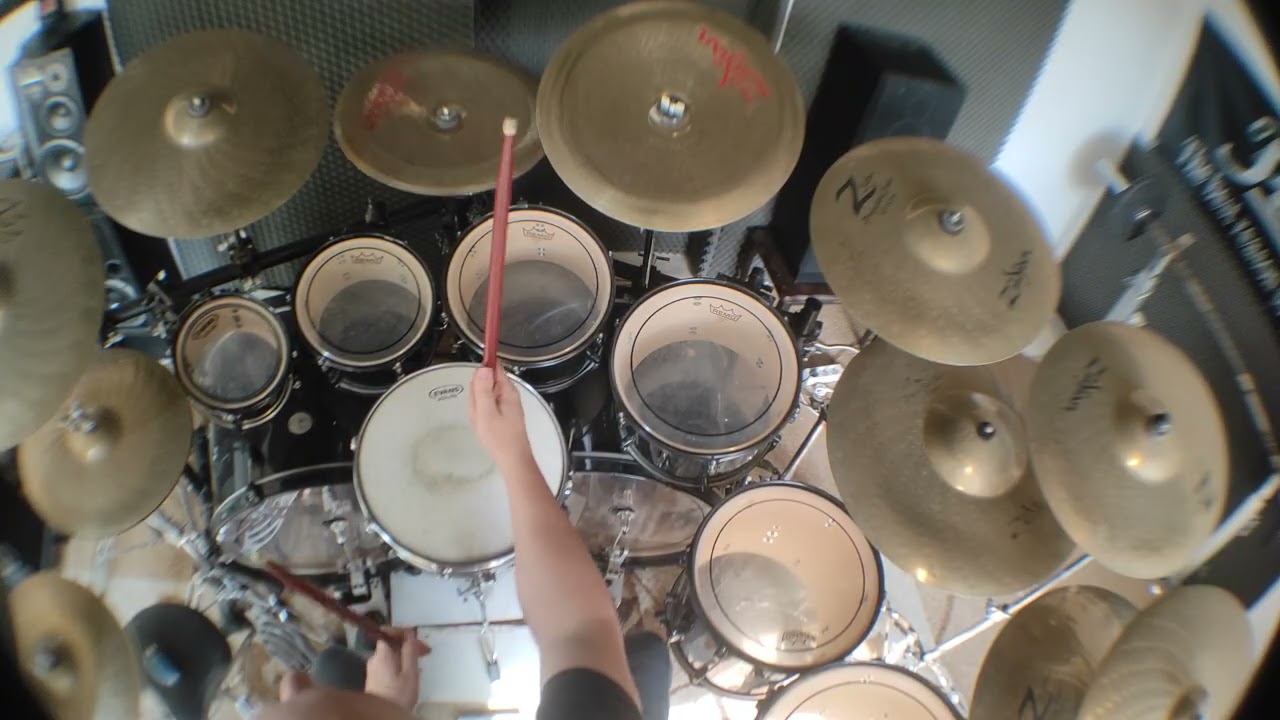 Behemoth - Sabbath Mather(drum cover)(4K)Mareczko drummer na YouTube 👹🥁🖥️ rock end roll Hall saitan 