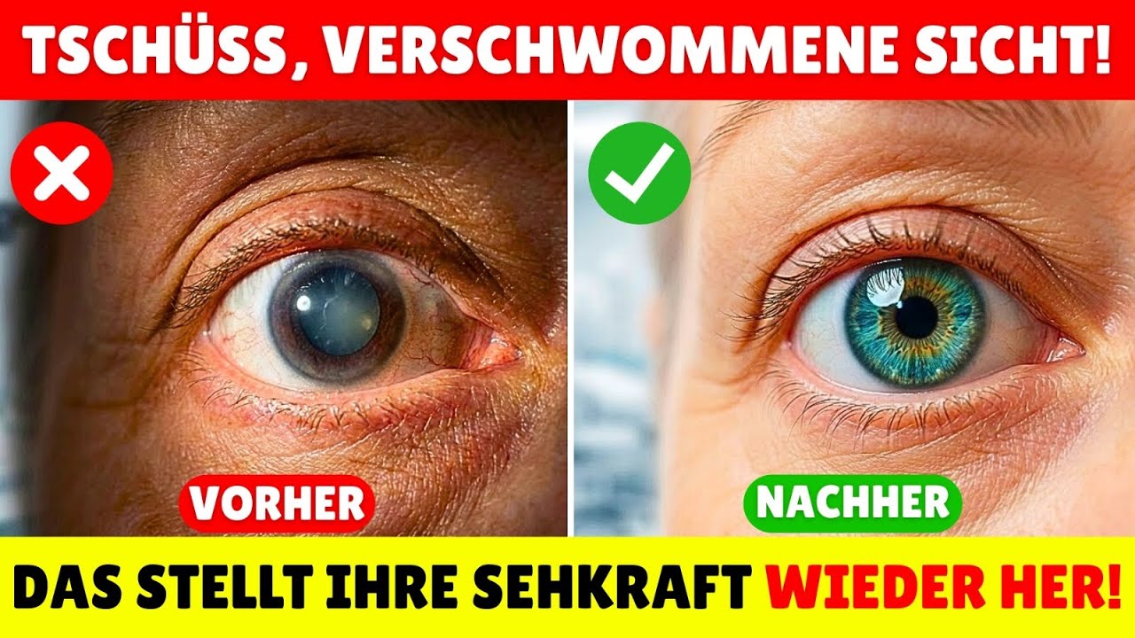 DRINGEND +60: Das BILLIGE Lebensmittel, Das Deine Verschwommene Sicht In Wochen Klärt!