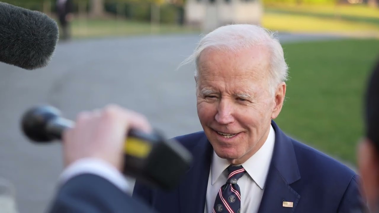 Marine One Arrives at the White House on March 9, 2023