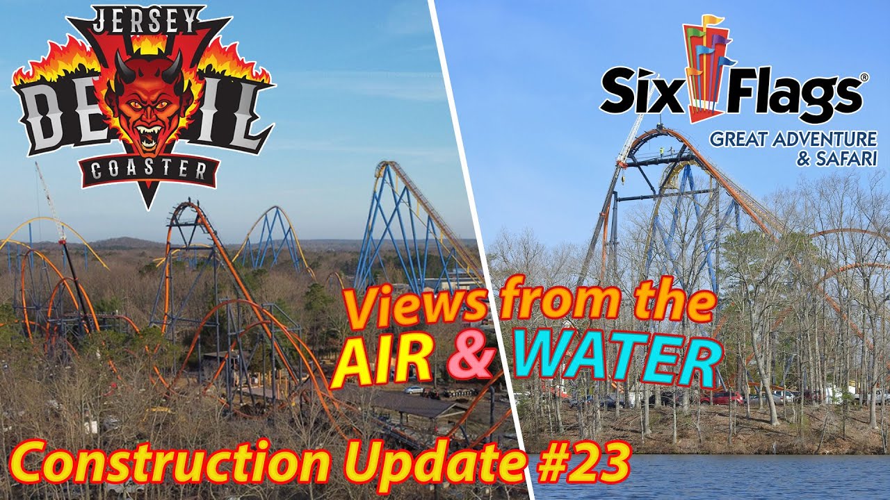 Jersey Devil Coaster | Construction Update #23 | Six Flags Great Adventure | April 14th, 2021