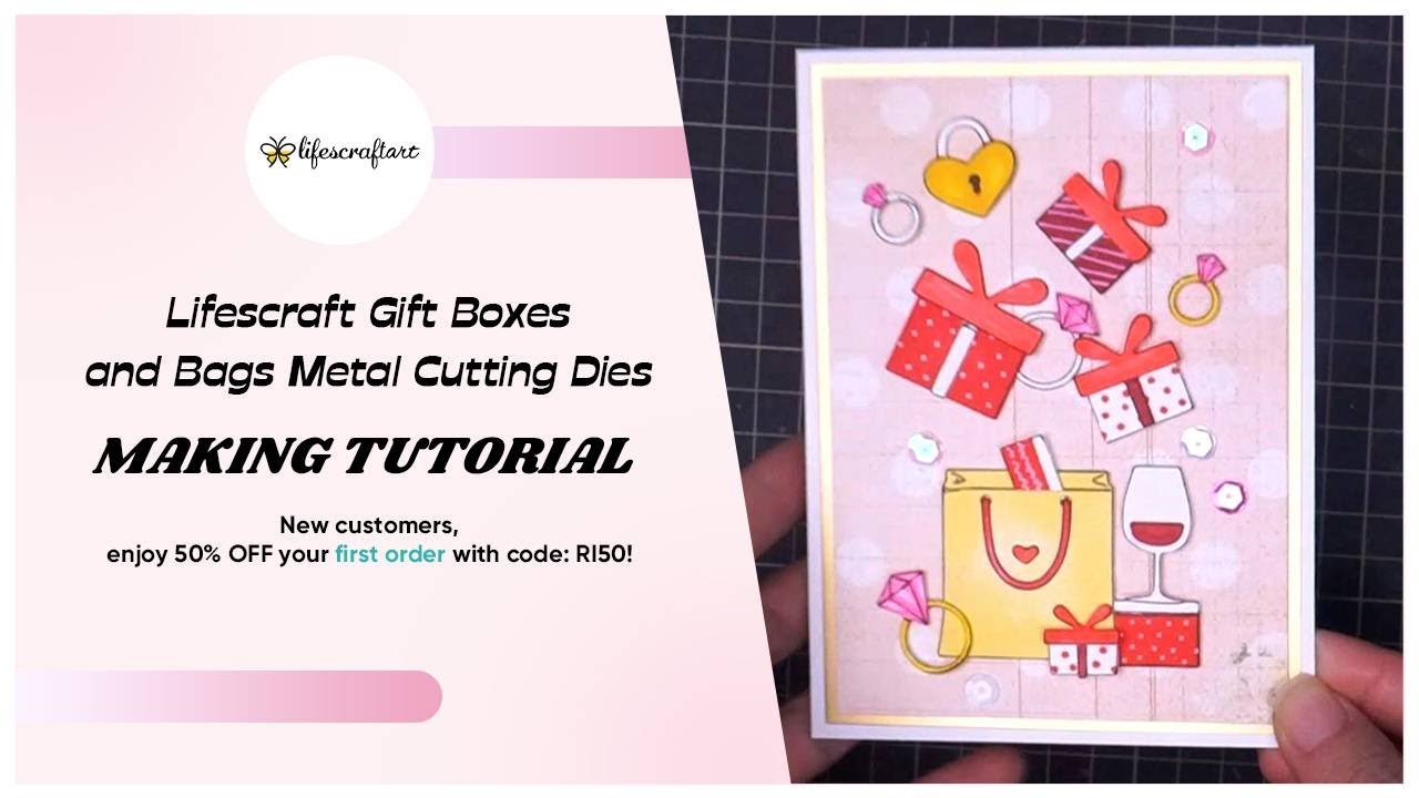 Making Tutorial | Lifescraft | Cutting Dies | Gift Boxes and Bags Metal Cutting Dies