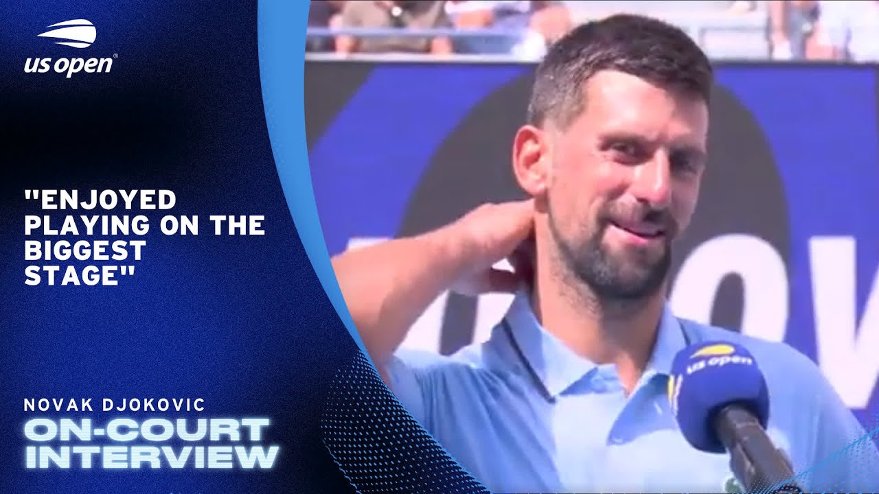 Novak Djokovic On-Court Interview | 2025 US Open Round 2