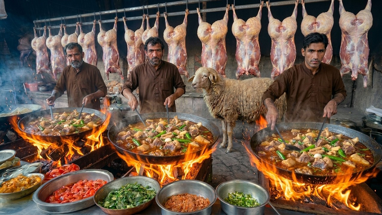 SELLING TONS OF MEAT DAILY - 10 HOURS OF NON STOP COOKING | PAKISTAN MOST CHEAP STREET FOOD RECIPES