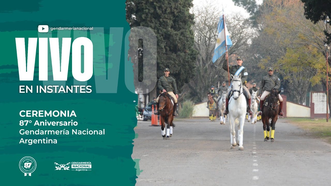 Ceremonia 87º Aniversario Gendarmería Nacional Argentina