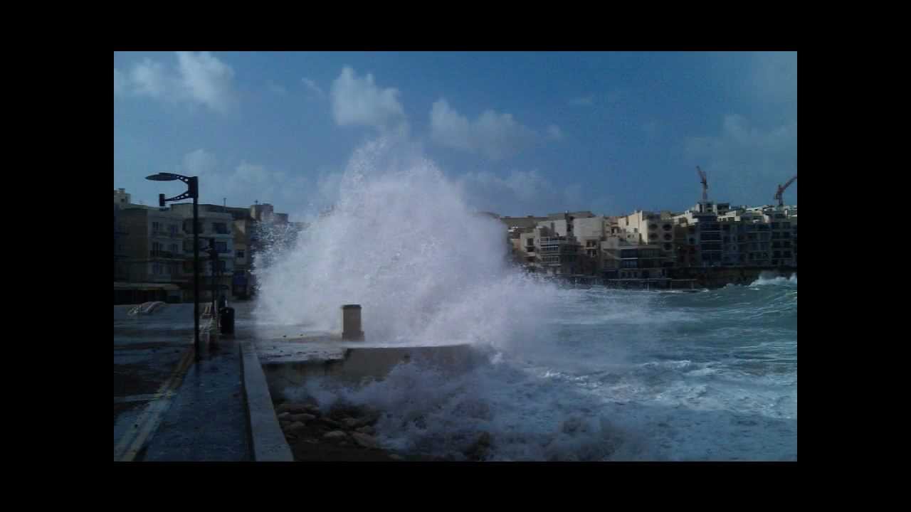 Malta Sea Storm 2012 (Dwejra & Marsalforn Gozo)