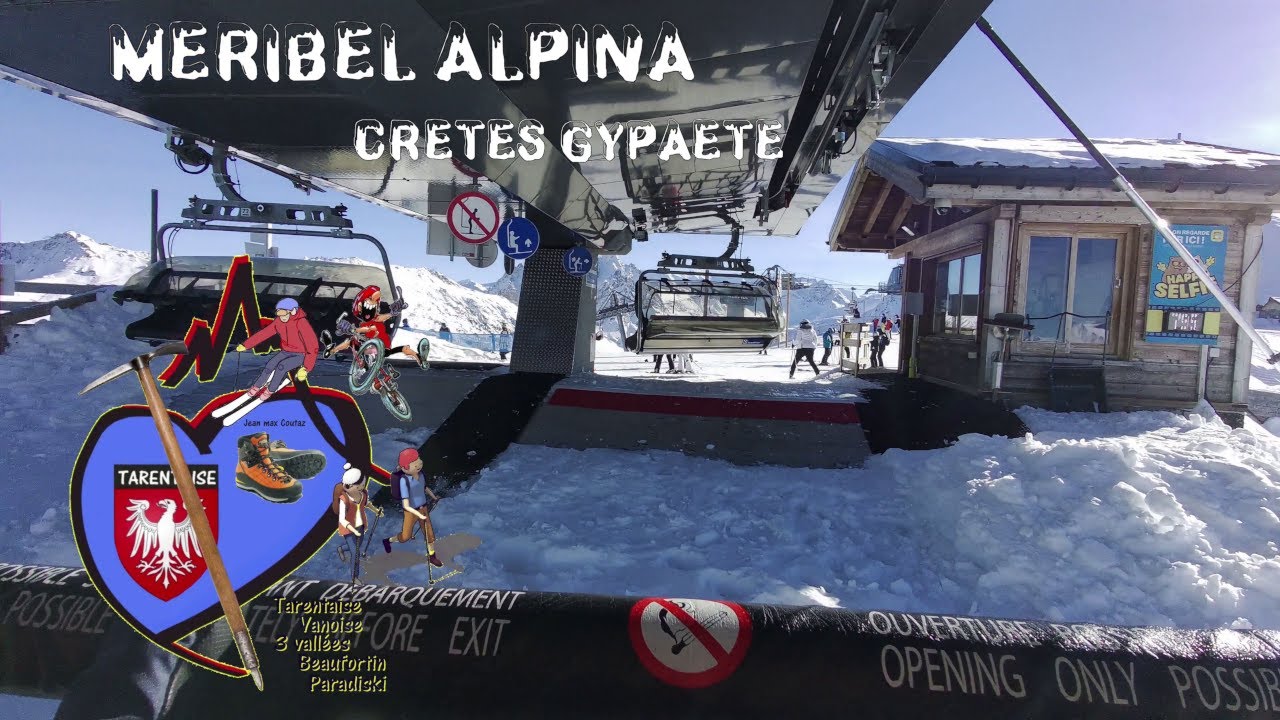 Méribel, 3 vallées, crètes gypaète
