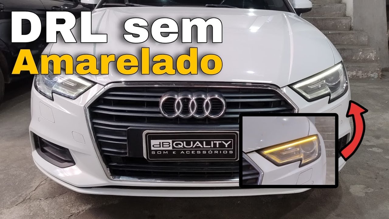 Audi A3 - Reparando o Amarelado do DRL.