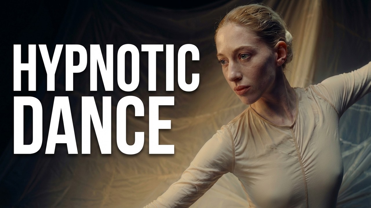 Hypnotic Cinematic Dance in a Flowing Dress