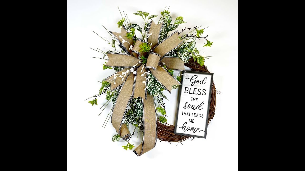 Let's Design an Everyday Spring Wreath!
