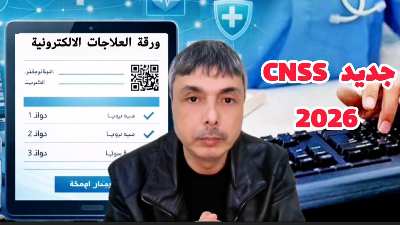 بداية ورقة العلاجات الالكترونية CNSS مارس 2026 التفاصيل 