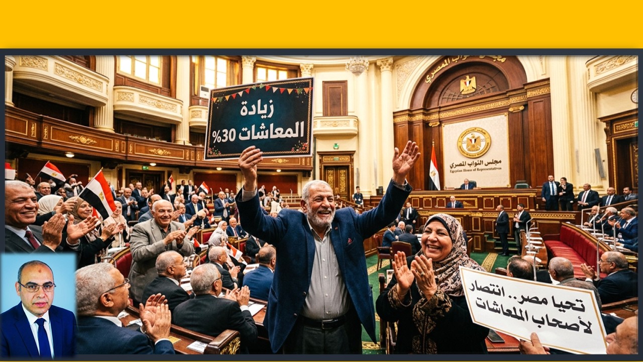 زيادة المعاشات 30% من داخل مجلس النواب لأصحاب المعاشات!