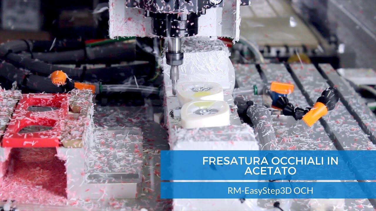 Acetate glasses milling | RM-EasyStep OCH