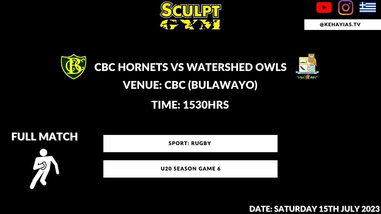 CBC Hornets VS Watershed Owls || FULL MATCH || U20 Season Game 6
