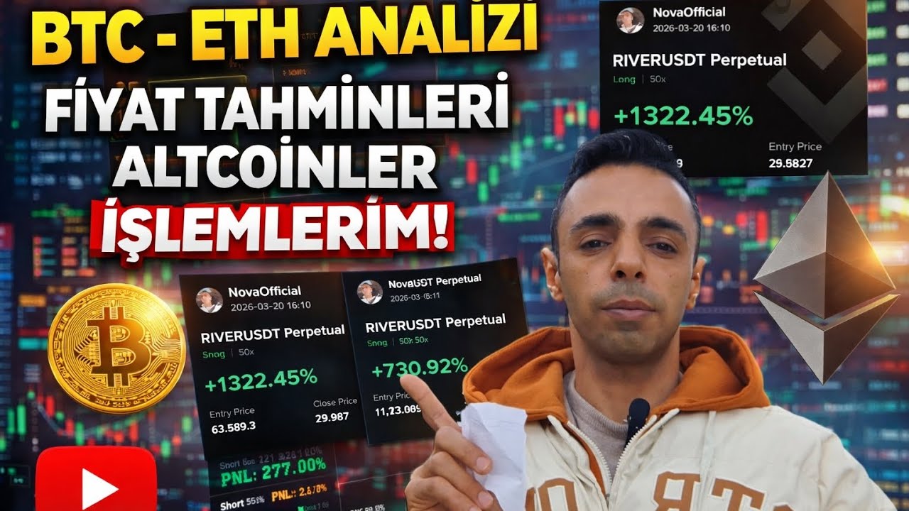 SON DAKİKA: BTC ETH Kritik Seviyede! ALTCOİNLER PATLAYABİLİR ⚠️