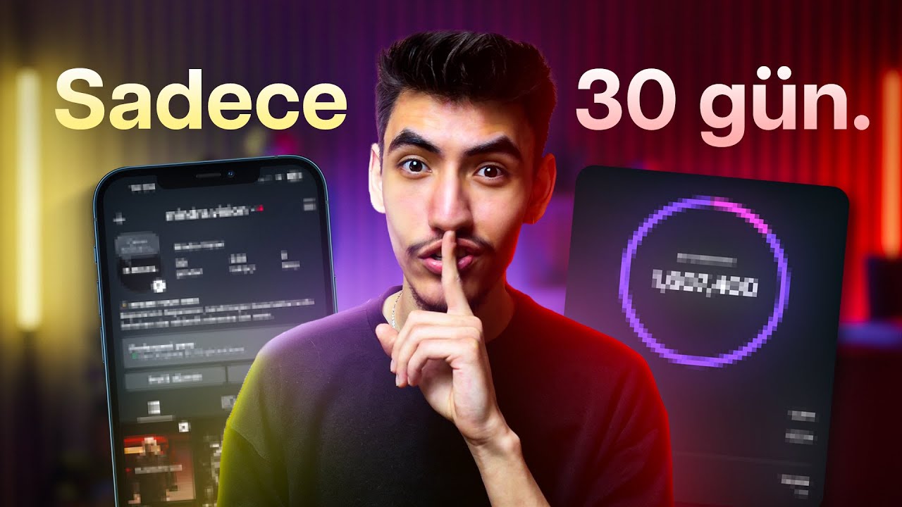 30 GÜNDE INSTAGRAM SAYFASI BÜYÜTTÜM! (yüzümü göstermeden)