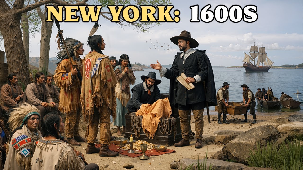 New York like in the 1600s (AI Reconstruction)
