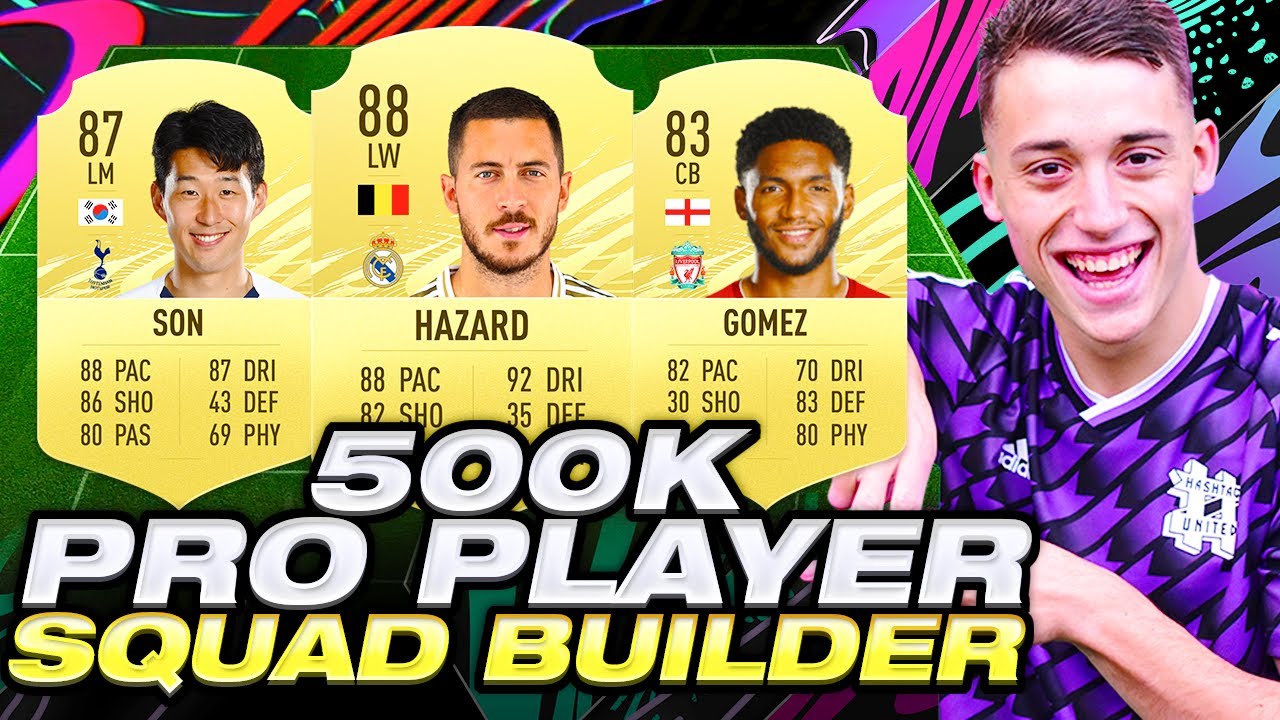 INSANE 500K PRO FIFA PLAYER SQUAD BUILDER! FIFA 21 ULTIMATE TEAM - BEST META TEAM FOR FUT CHAMPS!!