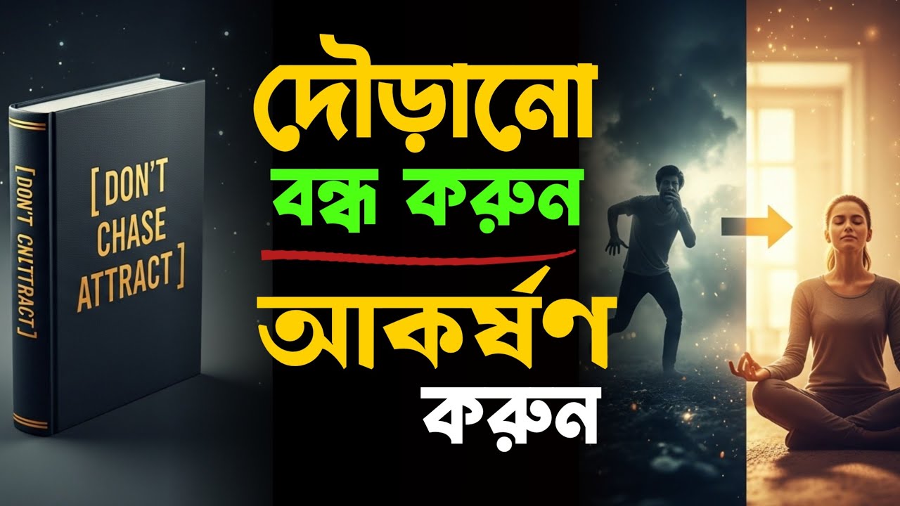 জীবনে আর দৌড়াতে হবে না এই ৪টি নিয়ম জানলে | Don't Chase Only Attract বই