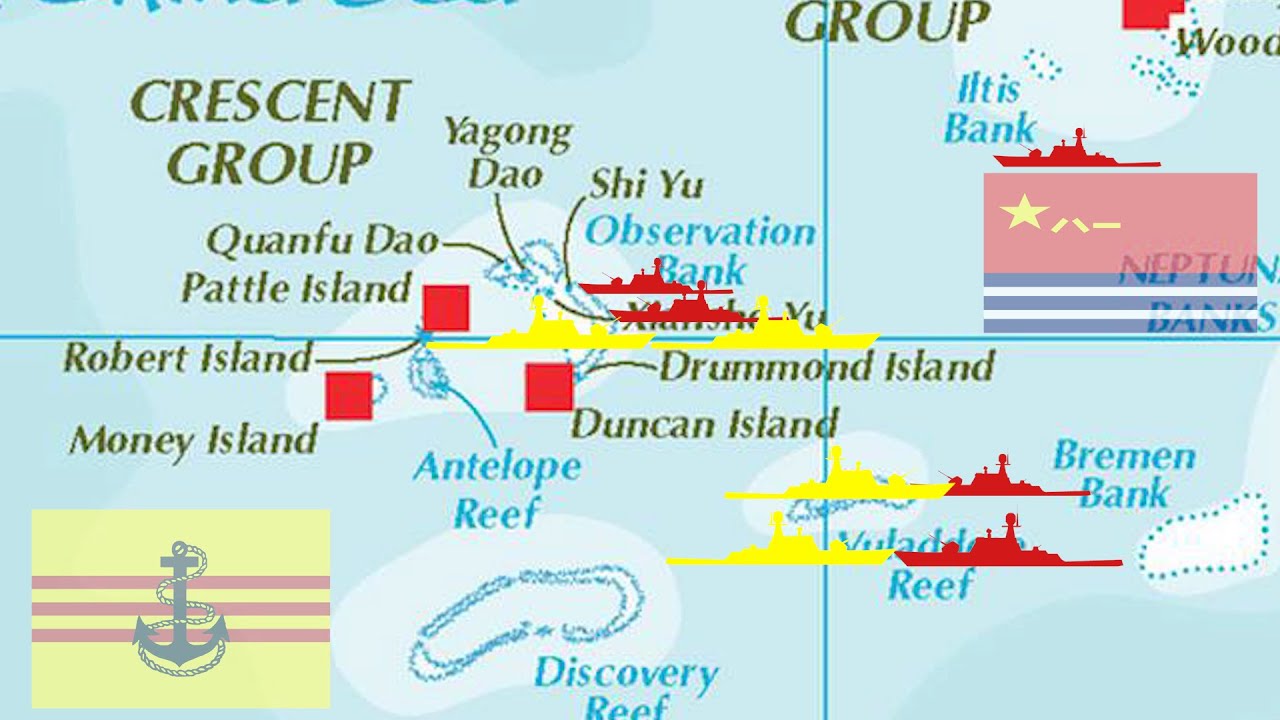Battle of the Paracel Islands (1974) Visualized