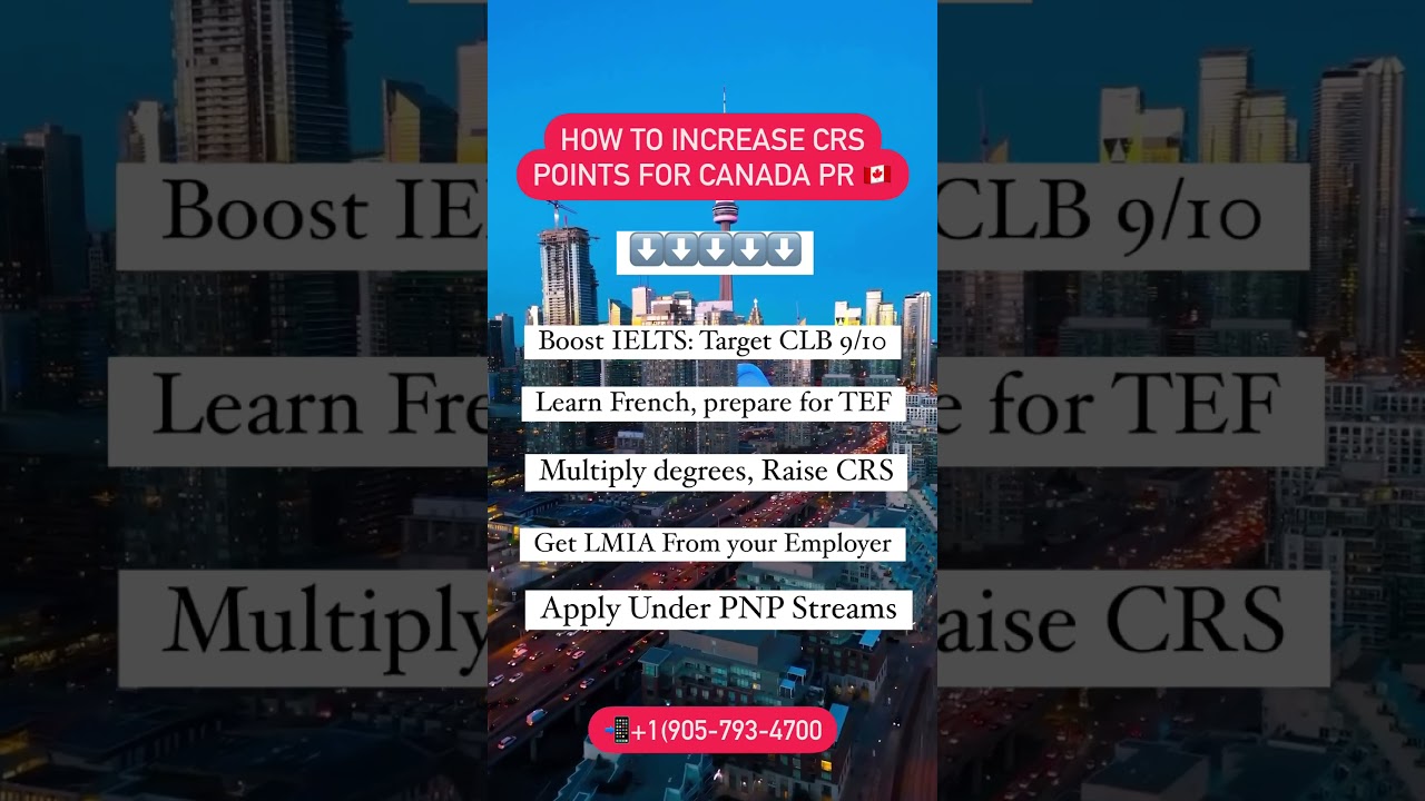 How to increase CRS Points for Canada PR | Canada PR | Express Entry | Canada Immigration