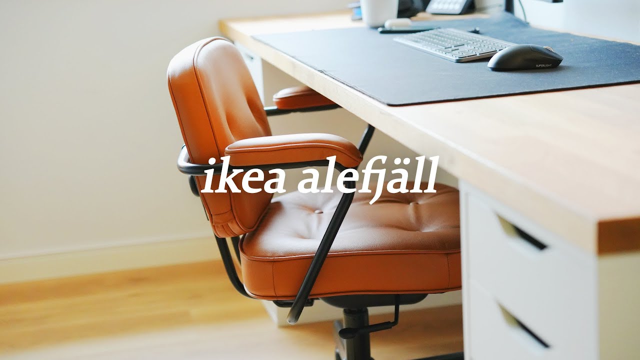 IKEA ALEFJ&Auml;LL Desk Chair Review in 2 Minutes