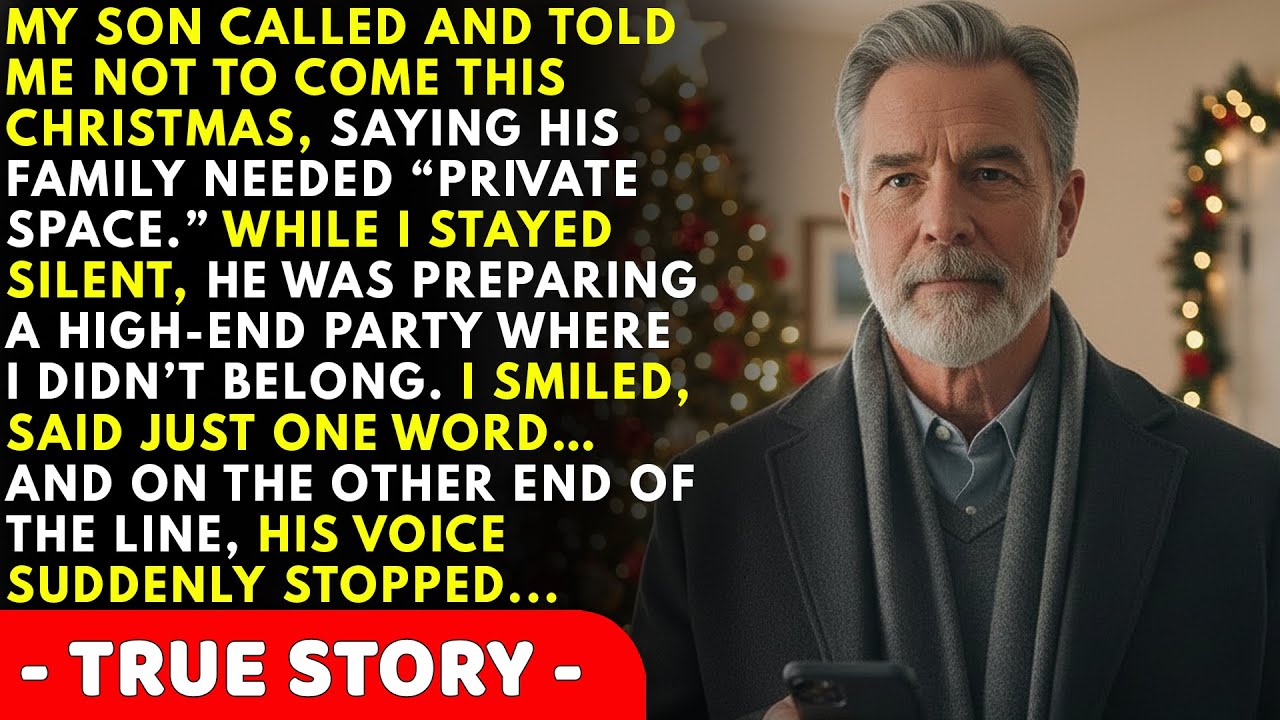 My Son Called and Said, “This Christmas, I Hope You Don’t Come.” I Smiled and Answered With One Word