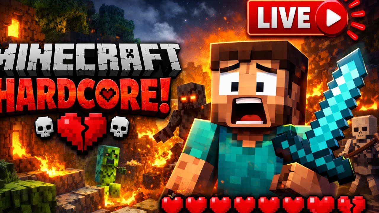Minecraft Hardcore pt1.5 (live)