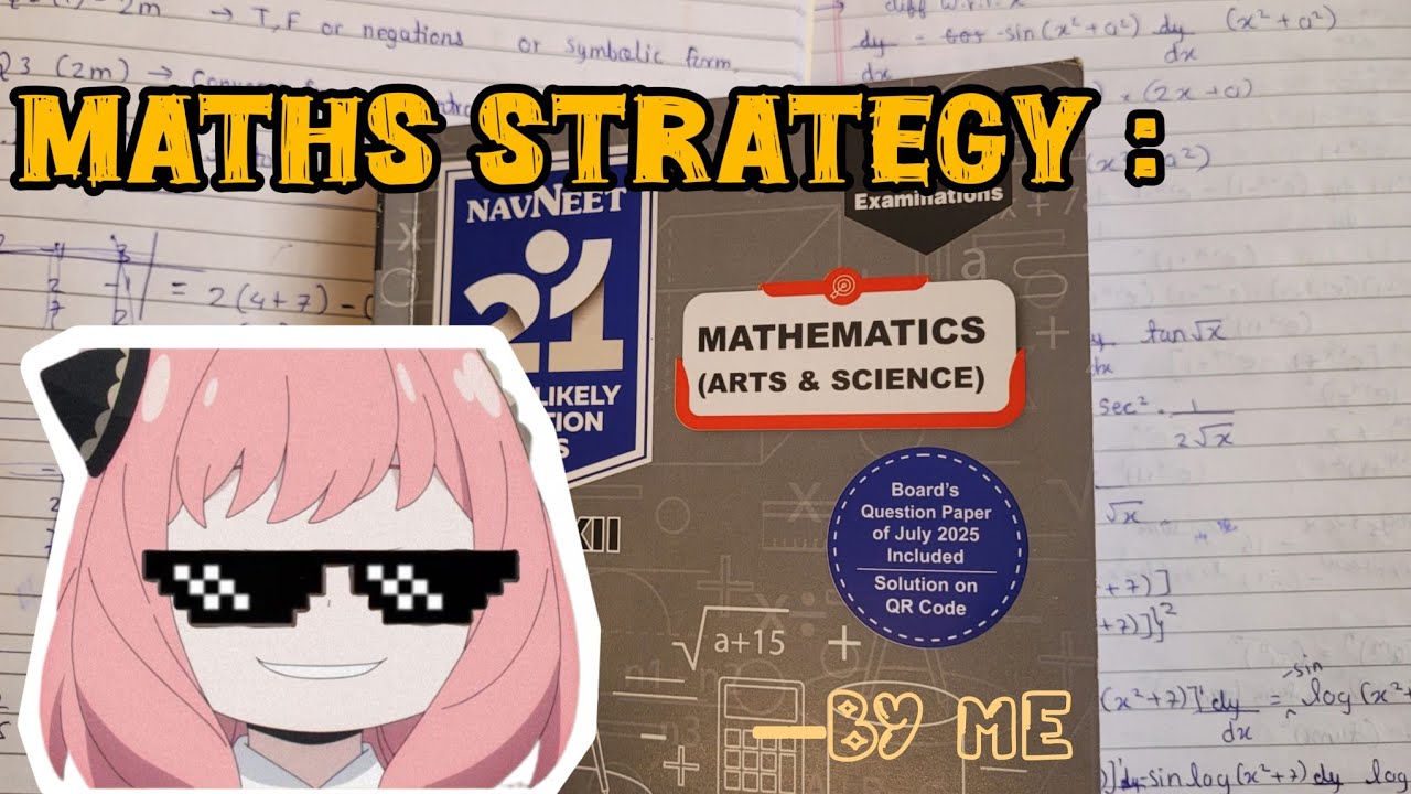 Maths Strategy For Mh Board|12th Hsc Board|