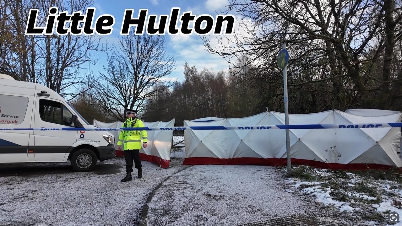 LITTLE HULTON  - TRAGIC discovery where the body of a little baby was found!! (Baby A)