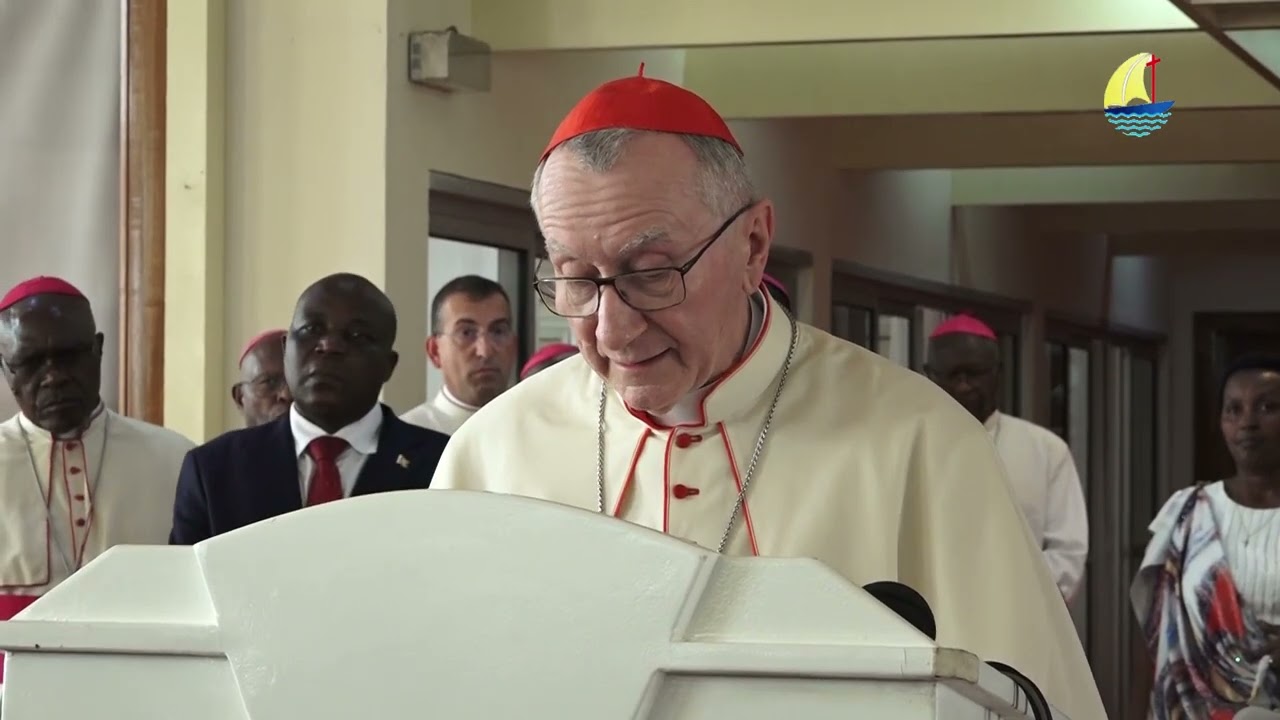 Accueil du Cardinal Pietro Parolin, Secrétaire d'Etat du Vatican au Burundi