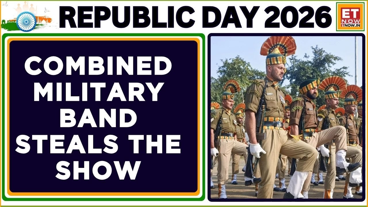 Republic Day Parade LIVE: Combined Military Band Steals the Show | Unity You Can Hear!