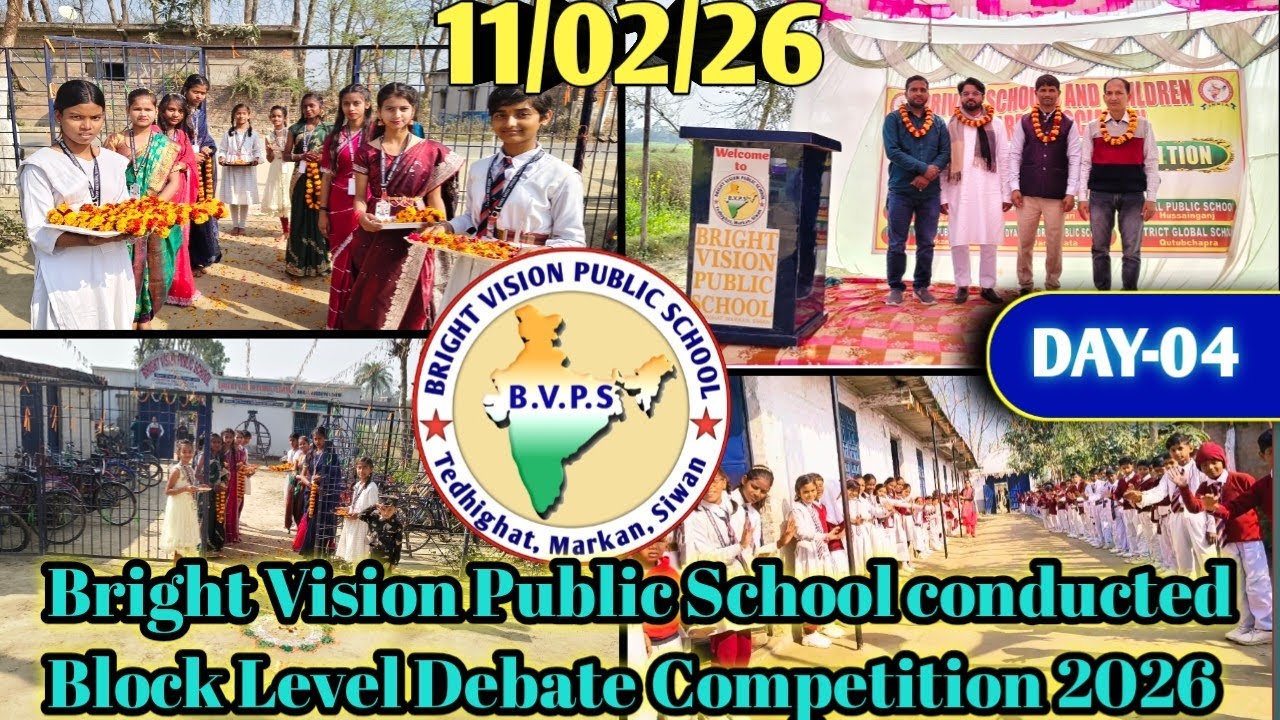 BLOCK LEVEL DEBATE COMPITITION 2026 | By Bright Vision Public School Tedhighat Markan 