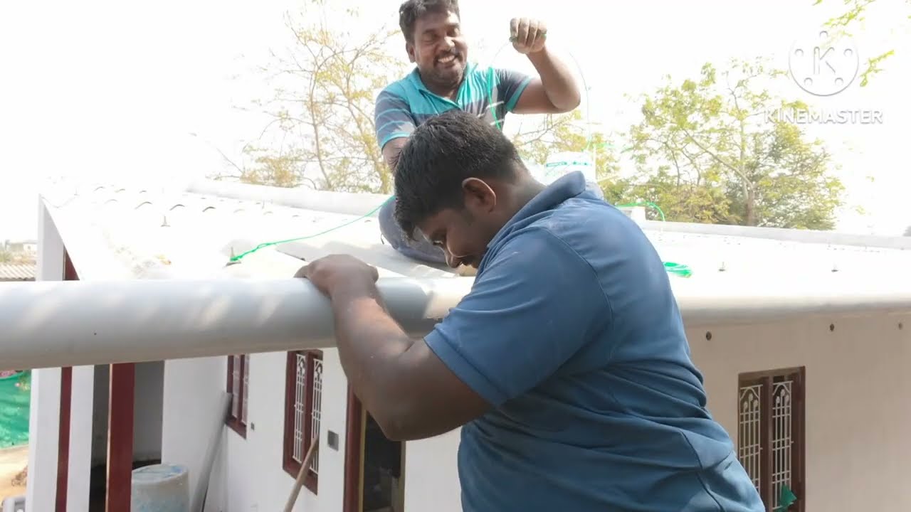 Rain water piping for cement rekula shed 
