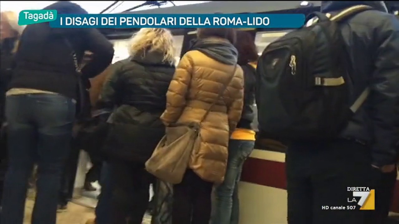 I disagi dei pendolari della Roma-Lido