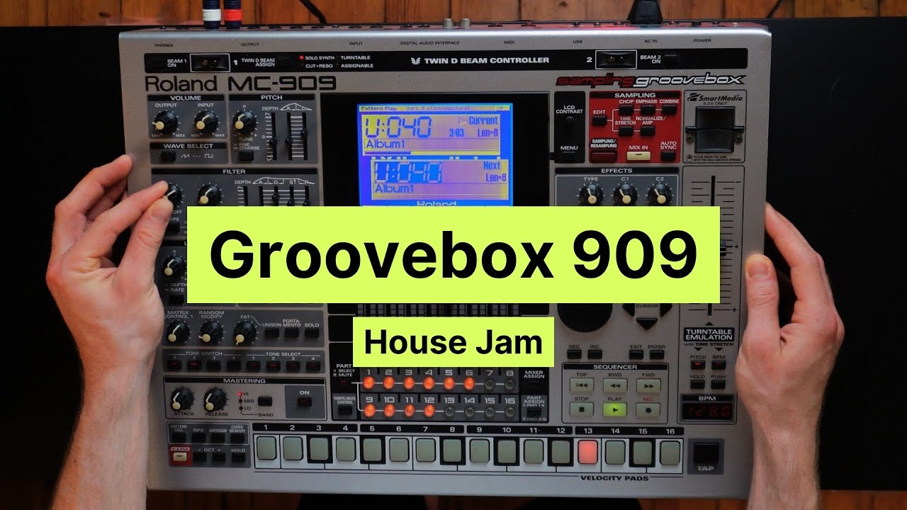 Groovebox MC-909 House Jam