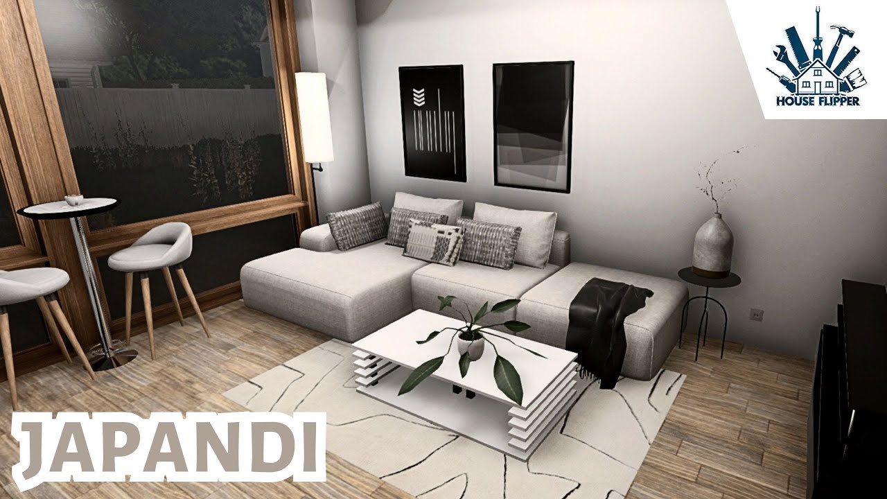 Burned House | Japandi | House Flipper | Speed Build