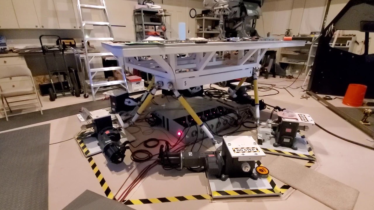 Test #3 6dof motion platform, AASD15A, BFF