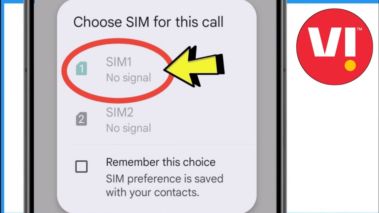 Vi Sim No Signal Problem | No Signal Problem In Vi Sim
