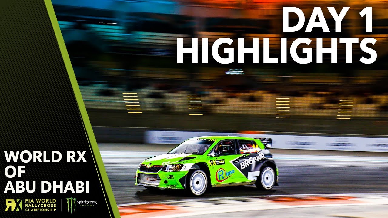 Day 1 Highlights | 2019 World Rallycross of Abu Dhabi