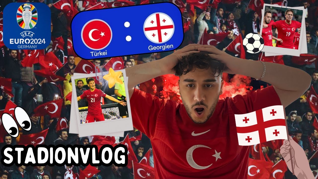DAS BESTE SPIEL DER EM!🧨I EM 2024 Deutschland STADIONVLOG 🔴Türkiye - Georgien ⚪️Gruppenphase
