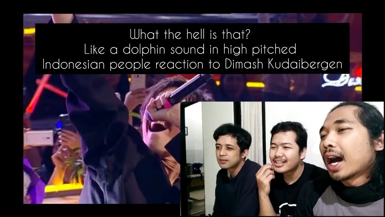 Indonesian people reacts to Dimash Kudaibergen. (Fancam)