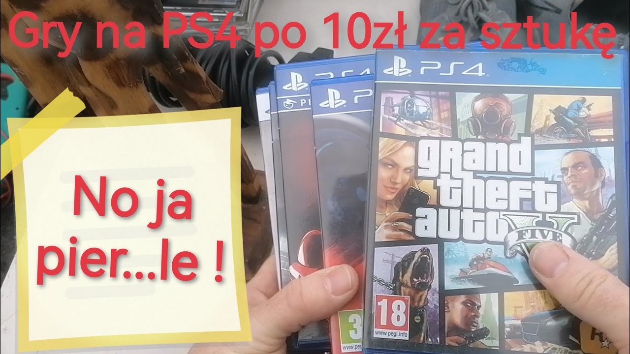 Najtańsze PS4 gry jakie kupiłem w swoim życiu... Jedna gra to 100zł i płaci za wszystko 