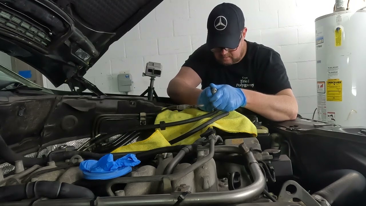 Project Iona Part 4: 1997 Mercedes S500 Fuel Lines, Air Intake Hoses, and Air Filter Replacement