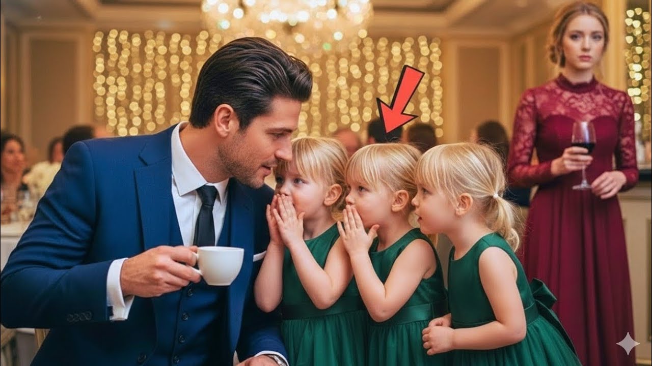 Un Padre Soltero Tomaba Té Solo - Hasta Que Unas Trillizas Susurraron: 