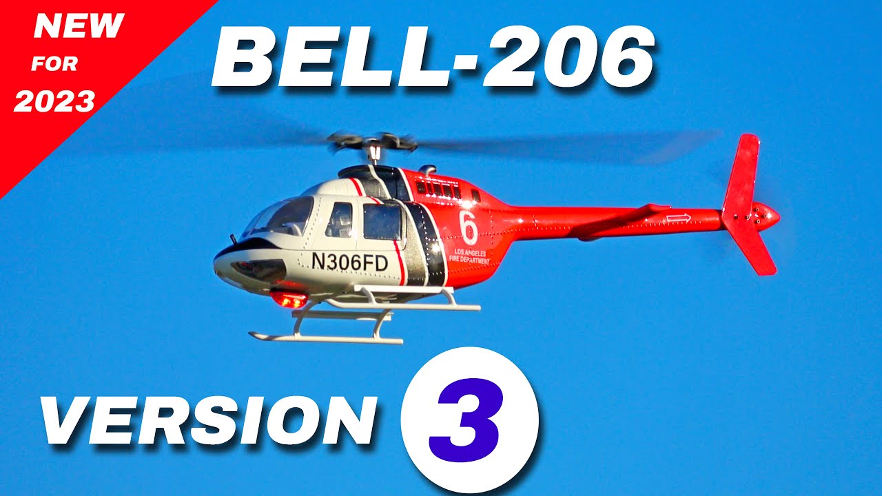 НОВЫЙ вертолёт Fly Wing Bell 206 V3 просто великолепен! Обзор первого полёта