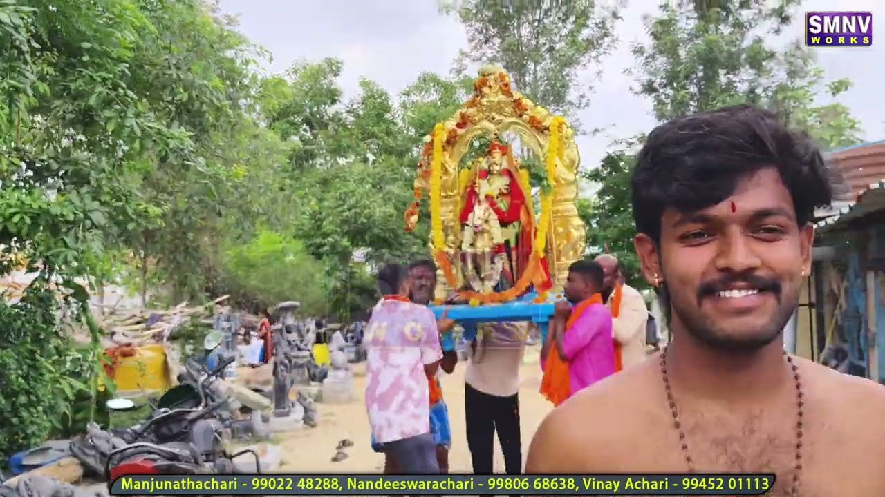 SMNV Works || Sathyamma Panchaloha Utsava Murthy to Holur