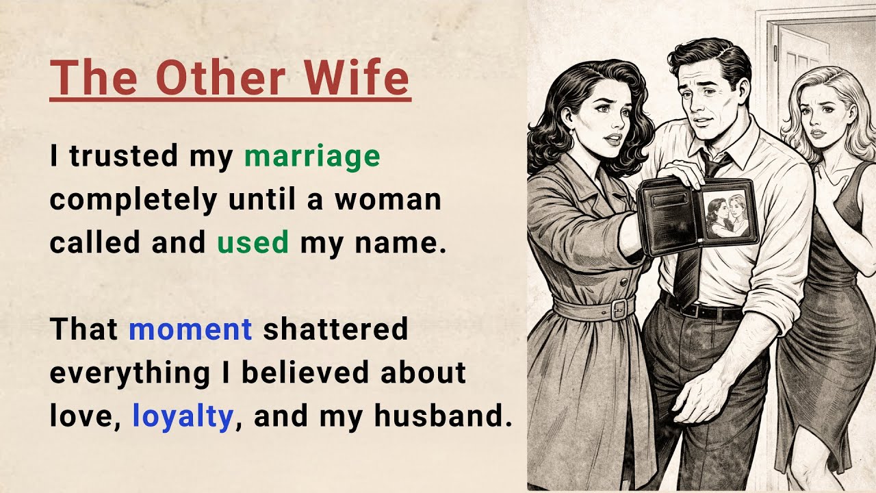 Learn English through Stories Level 3 ⭐ The Other Wife   Improve your English  English Audio Story