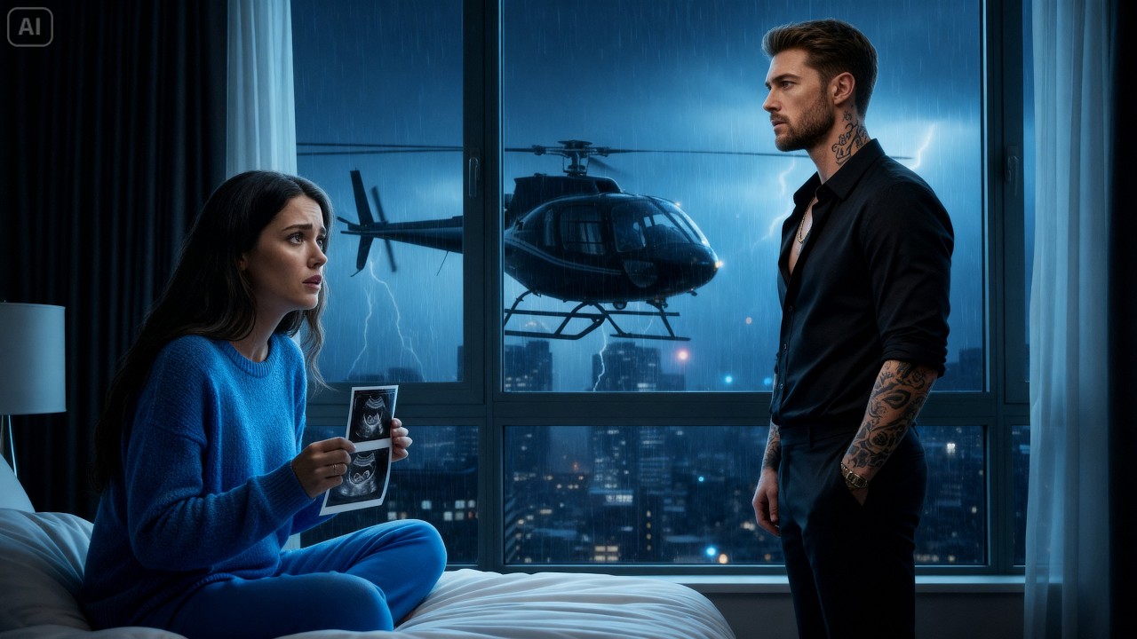 She Sent an Ultrasound to the Mafia Boss by Mistake — He Sent a Helicopter and Said, “Come Now!”