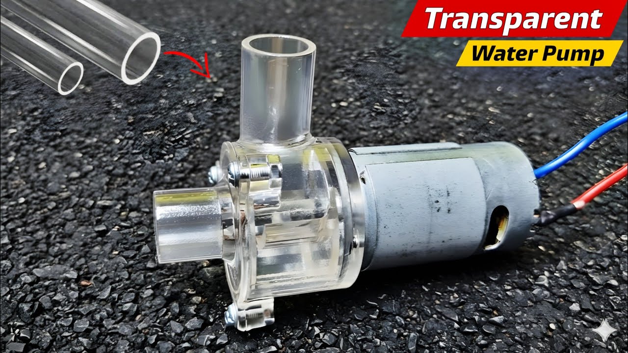How To Make Powerful 12V DC Water Pump Using 555 DC Motor | DIY DC Water Pump | CreativeShivaji