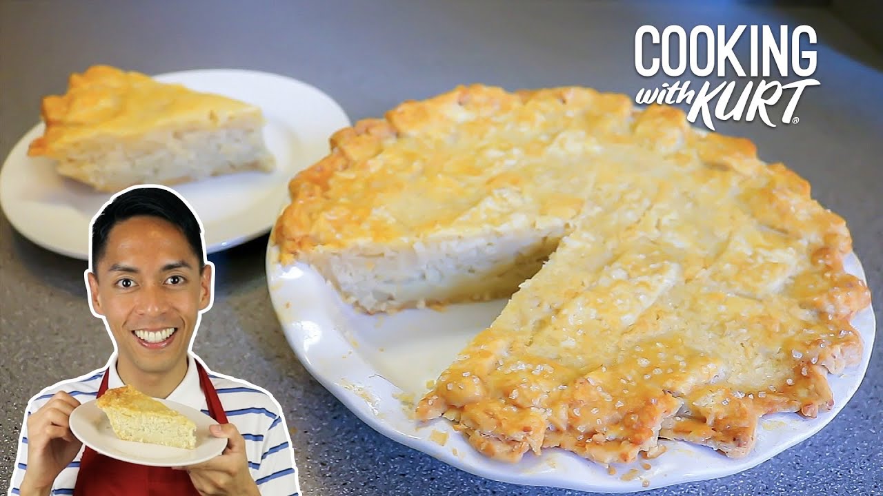 Filipino Buko Pie: Creamy Coconut Filling in Flakey Pie Crust | Cooking with Kurt